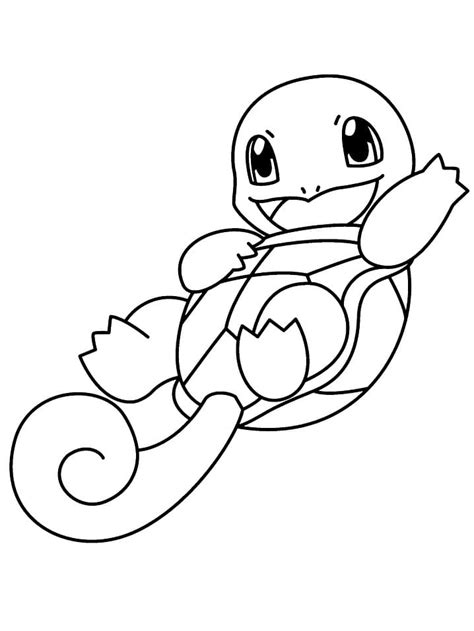 Desenhos De Pokemon Squirtle Para Colorir E Imprimir Colorironlinecom