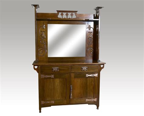 The big cabinet was designed and produced by the famous cabinetmaking factory august ungethüm in the epicenter of art. Art Nouveau Mirror Backed Sideboard - Antiques Atlas
