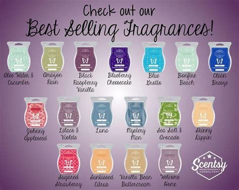 Best Sellers Scentsy Wax Bars Scentsy Scent Selling Scentsy