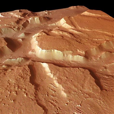 Mars Express Sent Pictures Of Unexplained Linear Features In A Tectonic