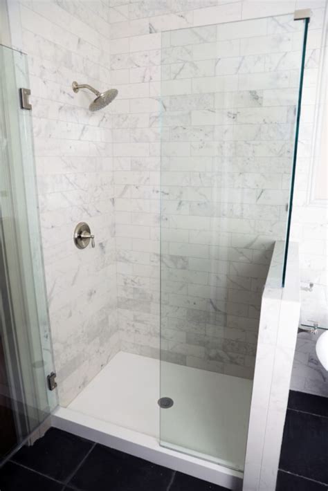 Marble Vs Porcelain Tile Marble Tile Bathroom Shower Marble Shower