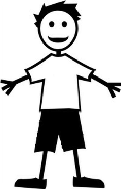 Download Boy Stick Figure Decal