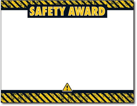Safety Award Certificates Printable Safety Award Certificate