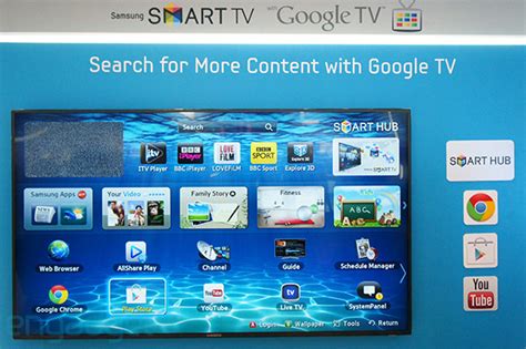 For android, tv apps tend to fall into three major categories: Samsung Smart TV with Google TV on display at IFA 2012 ...