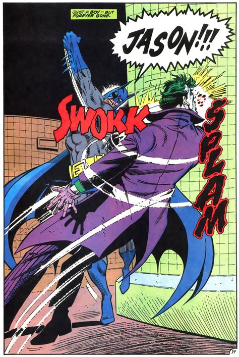 Batman Punches Joker While Yelling Jason Myconfinedspace