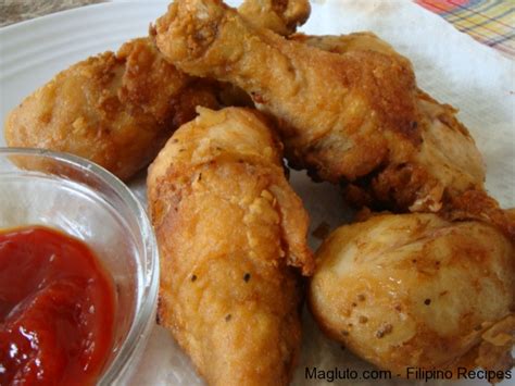Filipino Recipe Pritong Manok Fried Chicken Legs