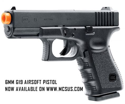 Glock 19 6mm Paintball Pistol Mcs