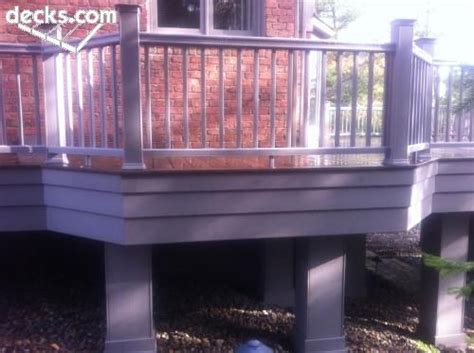 © 2020, river rock roasting co. Timber Tech XLM Walnut Groove deck with River Rock ...