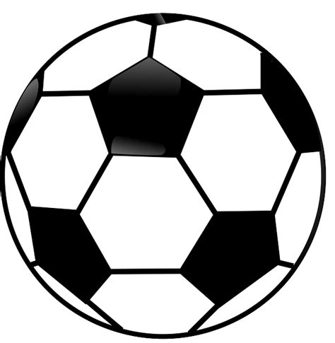 Balón De Fútbol Bola Blanco Y · Gráficos vectoriales gratis en Pixabay