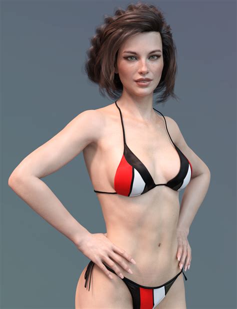 X Fashion Funlines Bikini For Genesis 8 Females Daz 3d
