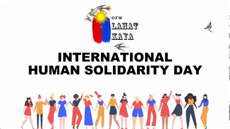 International Human Solidarity Day Youtube