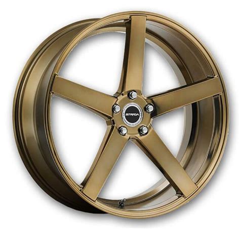 20 Inch 20x85 Strada Perfetto Bronze Wheels Rims 5x45 5x1143 35 Ebay