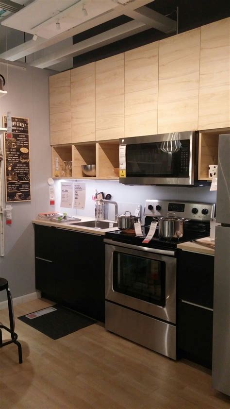 It is possible to personalize your modular kitchen down to the. Ikea Askersund top, Tingsyrd bottom with Ash countertop | Ash kitchen cabinets, Kitchen design ...