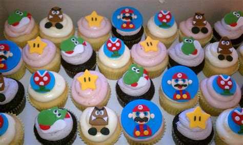 Mario Cupcake Ideas Super Mario Mushroom Cupcakes Recipe And Tutorial