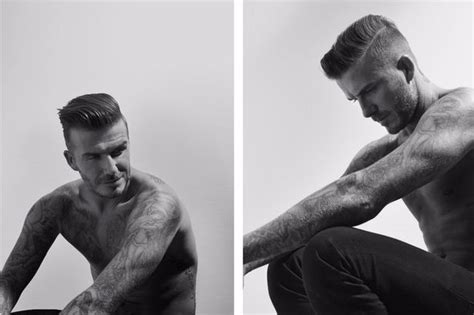 The Man Topless David Beckham Shows Off Physique In A Series Of