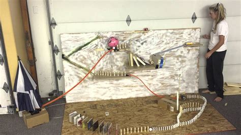 Rube Goldberg Machine Trial 1 Youtube