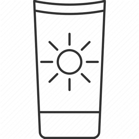Sunscreen Lotion Sunblock Summer Protection Icon Download On