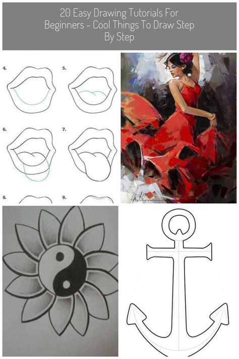 20 Easy Drawing Tutorials for Beginners - Cool Things to ...