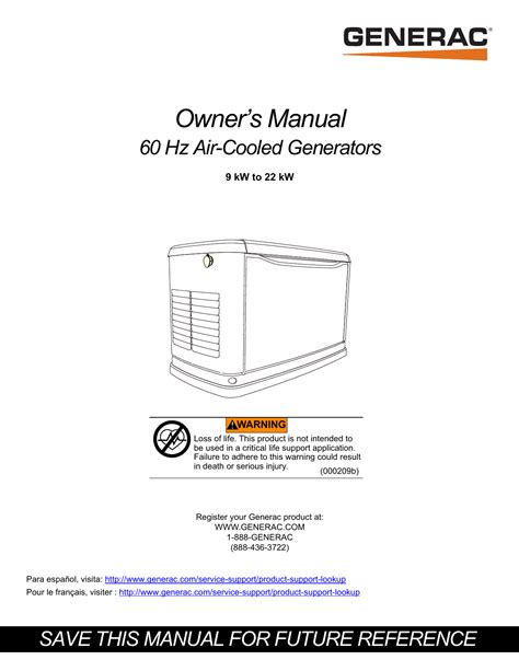 Generac 22 Kw Installation Manual