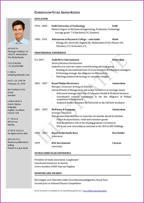 Academic Cv Curriculum Vitae Template Examples Guide Creative Cv The