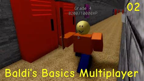 I Am Baldi Baldis Basics Multiplayer 02 Roblox Map Youtube