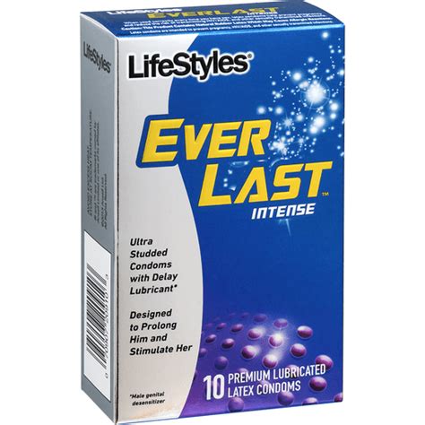 LifeStyles Everlast Intense Premium Lubricated Latex Condoms CT Health Personal Care