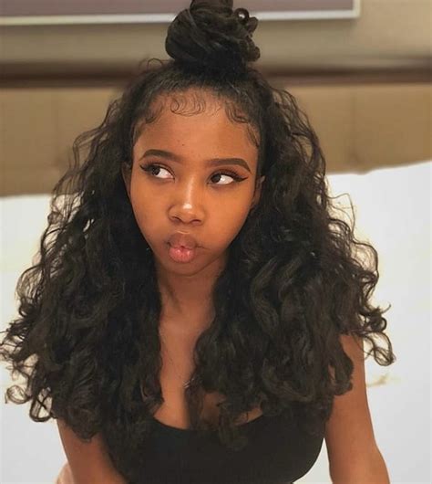 The thick natural curls in this hairdo are enough to make any man look refined even without any styling. 20 Alluring Natural Hairstyles for Black Girls (2021 Trends)