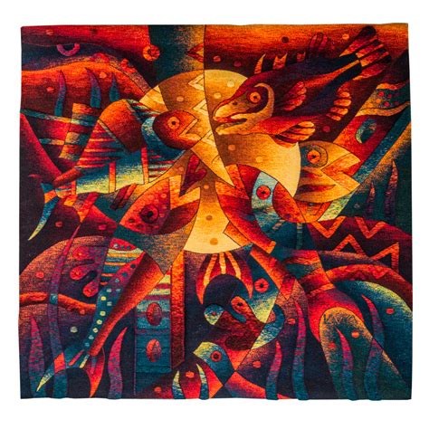 Sunset Maximo Laura Tapestries Hand Woven Tapestry