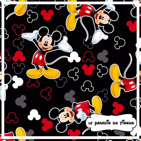 Mickey Seamless Fabric Pattern Etsy