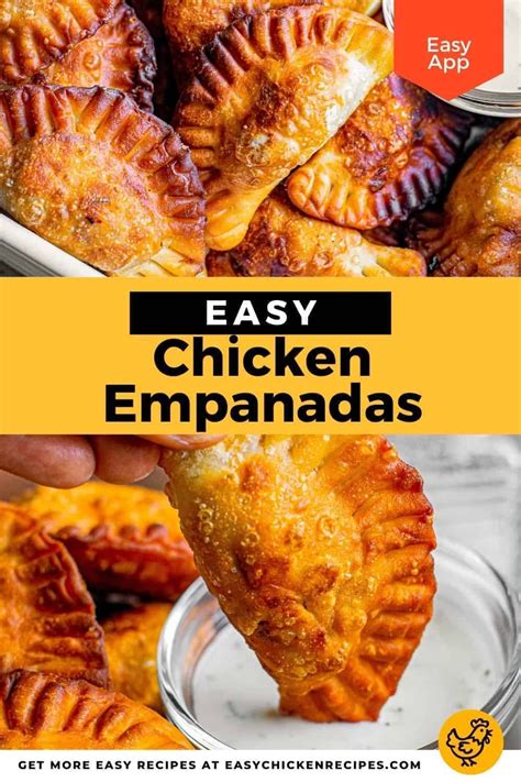 Chicken Empanadas Are Made With Delicious Homemade Dough And Stuffed