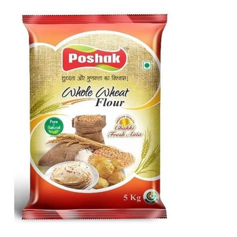 Indian Poshak Whole Wheat Flour Packaging Type Packet 3 Months At Rs 140packet In Patna