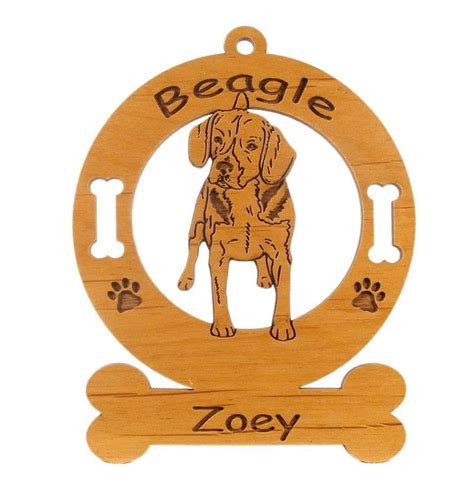 This Item Is A Laser Engraved Dog Ornament And Is Personalized To Order