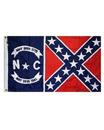 North Carolina Confederate Battle Printed Polyester Flag