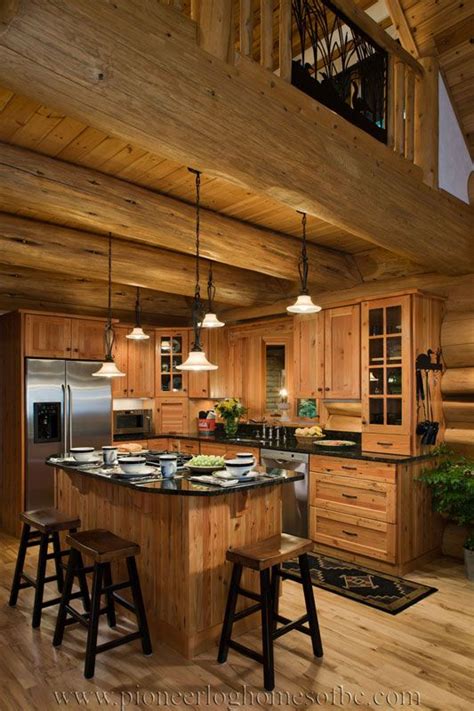 Check spelling or type a new query. Log Home Kitchen | Log home kitchens, Log cabin kitchens ...
