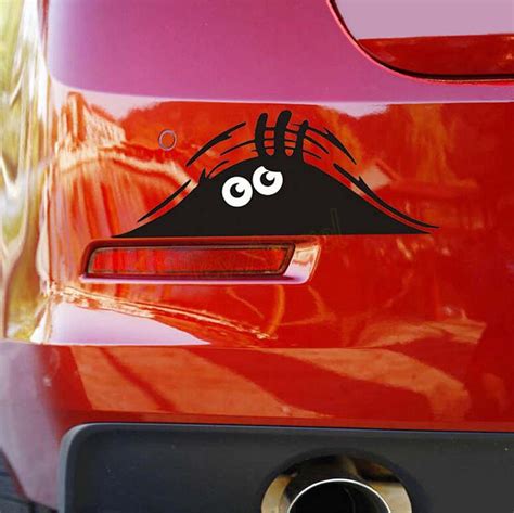 Funny Peeking Monster Decal The Decal House