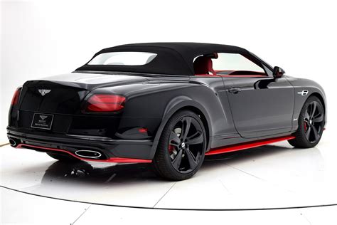New 2017 Bentley Continental Gt Speed Convertible Black Edition For