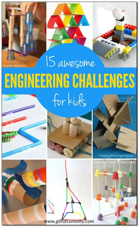 15 Engineering Challenges Kids Love Steam Science Activities For