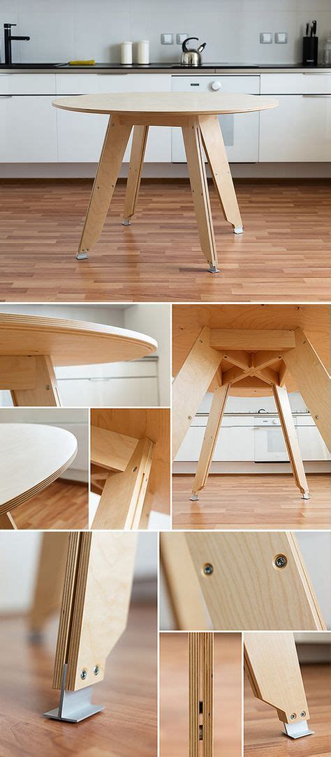 Use wood glue wood screws and clamps to attach the frame to the bottom surface of the table top. Plywood Table | Plywood table, Diy furniture, Cnc furniture
