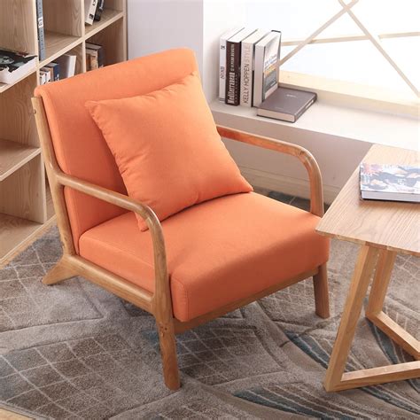 Topcobe Mid Century Retro Accent Chairs Modern Fabric Upholstered