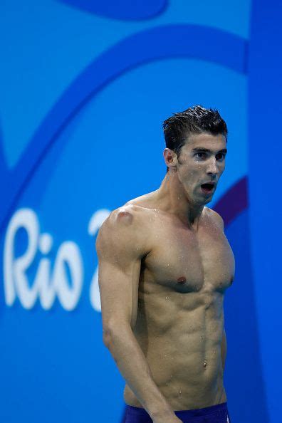 Rio2016 Michael Phelps Of The United States Celebrates Winning Gold In The Mens 200m