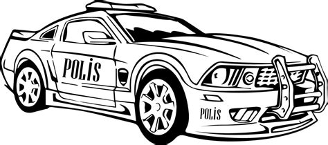 Police Cars Coloring Pages