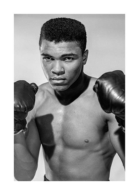 Muhammad Ali Poster Portrait Of Boxer Muhammad Ali