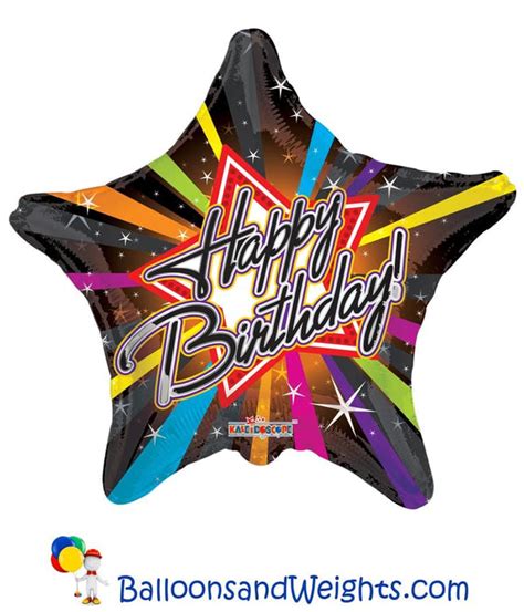 18 Inch Birthday Rockstar Foil Balloon 100 Pcs — Balloons And Weights