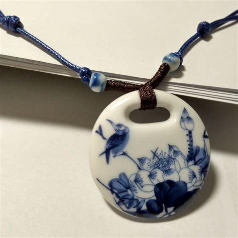 Ceramic Necklace Pendants New Fashion Vintage Handmade