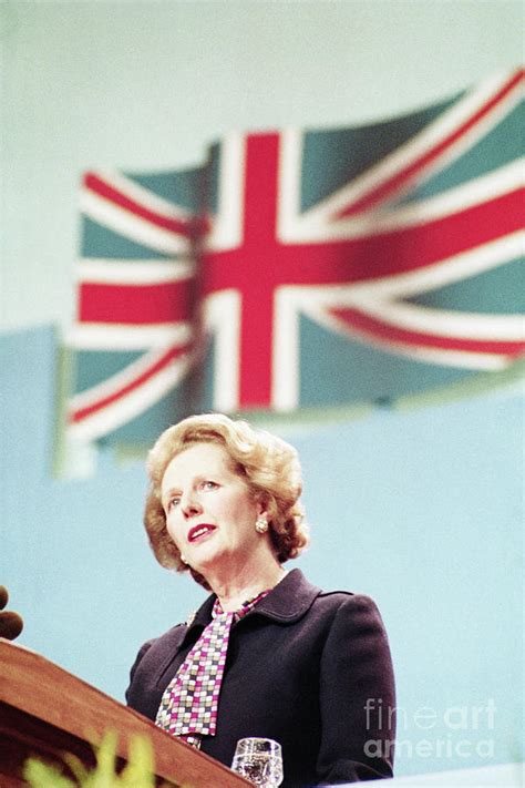 Margaret Thatcher Giving Speech Photograph By Bettmann Pixels