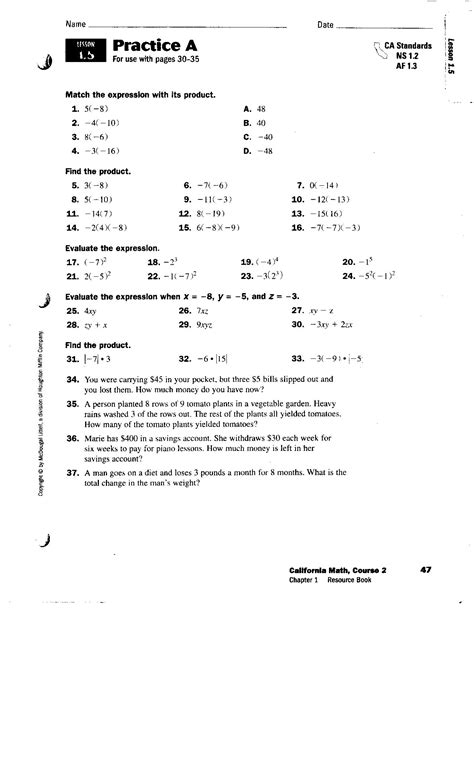 Browse algebra 1 homework resources on teachers pay teachers,. 13 Best Images of Simplifying Radicals Math Worksheets ...