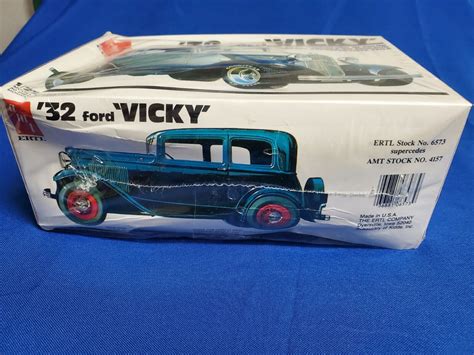 Vintage Amt 32 Ford Vicky Model Kit Sealed Ebay