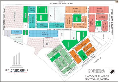 Layout Plan Of Noida Sector 56 Hd Map Greater Noida Industry I Buy I