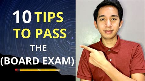 How To Pass The Board Exam Part 1 10 Tips Youtube