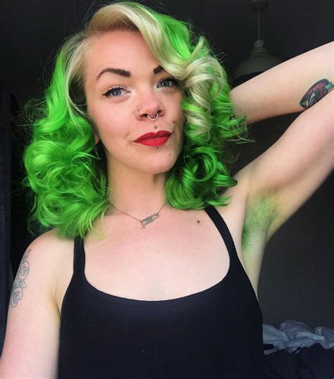 Women With Dyed Armpit Hair Weird Instagram Beauty Trend Funny